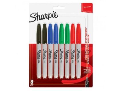 Set van 8 Sharpie stiften met fijne punt