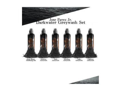 WERELD BEROEMDE INKT, JOSE PEREZ SET 6 X 120ML