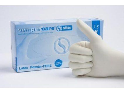Sempercare LATEX handschoenen, wit, XL 100 stuks
