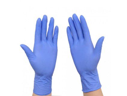 BLAUWE NITRIEL HANDSCHOENEN M