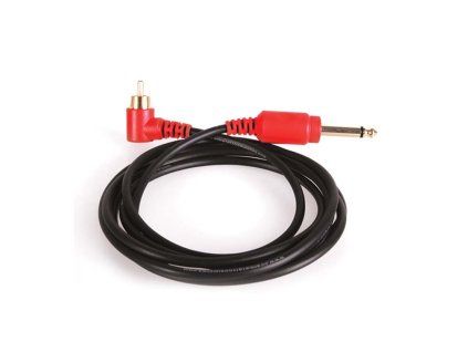 Clipcord kabel RCA hoek - Piranha Premium