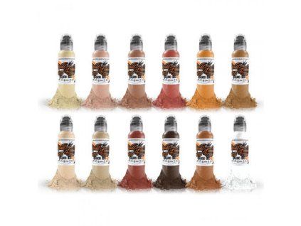 WERELDBEROEMDE HUIDSKLEUR SET 12X30ML