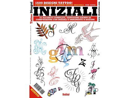 Alfabet ontwerp tatoeages