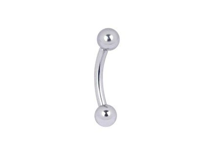 Intiem titanium banaantje piercing - 5 stuks