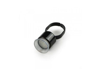 Kleurcupje ring steriel 10mm, 1st, zwart