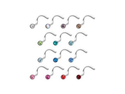 Neus piercing Wildcat Curved Titan Highline 0,8mm