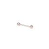 Titanium rechte piercing barbell - 10 stuks