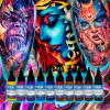 Intenze Ink Gen-Z - Color Lining Set - 10 x 30 ml