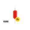 ► Plastic tube Piranha Premium - Round 14 - 25pcs