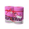 4298 4 toiletpapier donkerroze 4 rollen