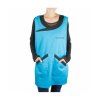 1132 cosmetische schort katoen turquoise m