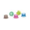 Siliconen kleurstofbekers, gekleurd 100 stuks, 12 mm