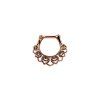 Floral Wildcat septum oorbellen - roségoudkleur