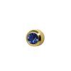 Oorbellen voor piercing September Sapphire STUDEX Plus 12 paar - gouden kleur