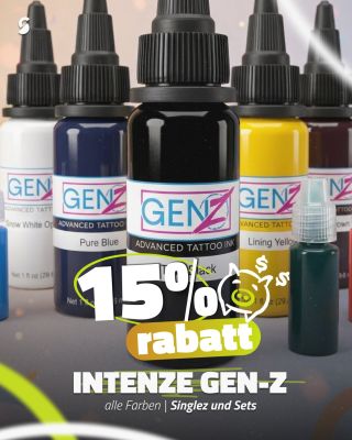 Eine breite Farbpalette jetzt 15 % günstiger. 🎨 INTENZE GEN-Z bietet Farben für Linien, Black & Grey, realistische...