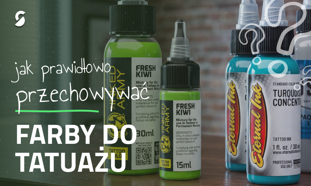 Jak przechowywać farby do tatuażu: praktyczny przewodnik dla tatuażystów