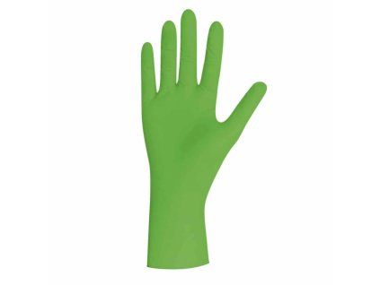 12614 1 unigloves nitrilove rukavice zelene green pearl 100 ks m