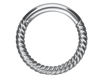 Náušnice Wildcat Twisted Rope stříbrná (Varianta 1,2 x 10mm)