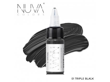 Nuva Colors - 01 Triple Black 15ml