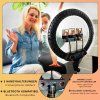 swavgo 18 zoll ring lampe mit 63 zoll stativ~5