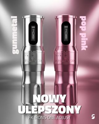 ⚙️ NOWY I ULEPSZONY FK IRONS ONE ADJUST 🔄 Opatentowany mechanizm obrotowy, skok 2.0 do 5.0 mm co 0.5 mm Jedna maszynka do...