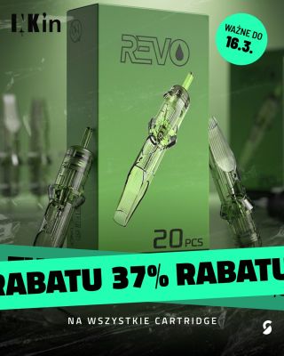 🔥 37 % zniżki na kartridże EZ INKin REVO Tatuaż to kontrola, precyzja i czysta praca. Dlatego powstały kartridże EZ INKin...