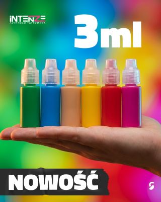 Idealne rozwiązanie do małych tatuaży i poprawek 🎨INTENZE Singlez 3 ml są stworzone na momenty, kiedy nie chcecie otwierać...