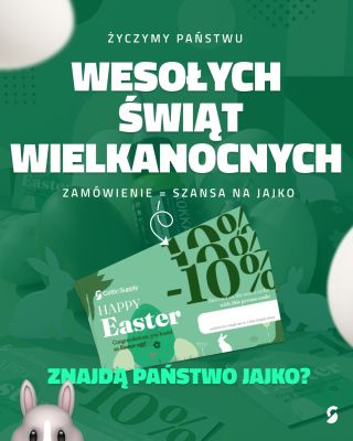 🐰 WESOŁYCH ŚWIĄT WIELKANOCNYCH od Celtic Supply! Do ponad 100 zamówień dokładamy teraz kupon rabatowy 10 % na całe kolejne...