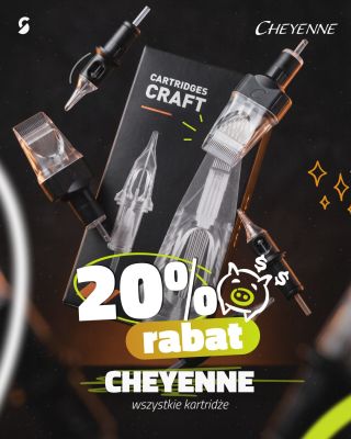 📣 Do 20.5.2026 w Celtic Supply znajdziesz wszystkie cartridge Cheyenne z rabatem 20 %. Promocja obejmuje serie Cheyenne...