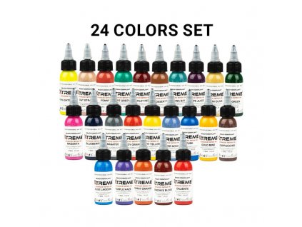 xtreme ink 24 color complementary set 24x30ml reach 2023