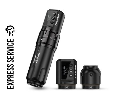 28842 9 dragonhawk fold pro bezdratovy strojek 2x baterie cerny