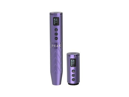 peak astra wireless machine purple with 2 batteries