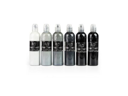 16451 world famous ink poch s monochromatic set 6x120ml