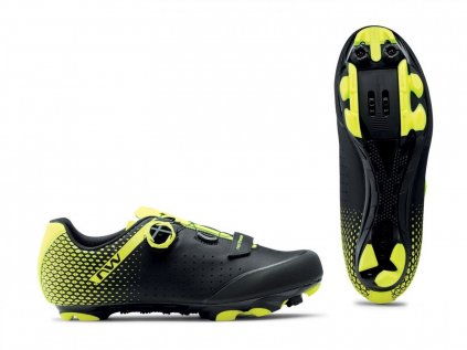 Cyklistické tretry NW Origin Plus 2 black-yellow fluo