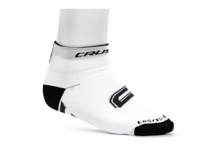 Ponožky CRUSSIS bílá-černá