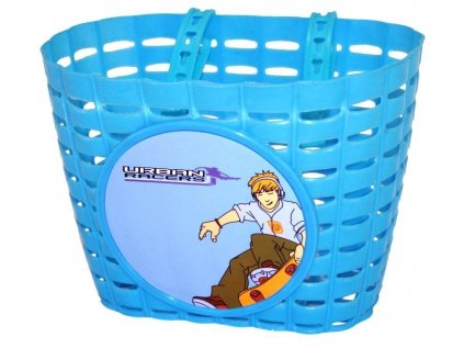Košík na řidítka plast dětský modrá