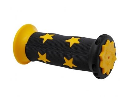 Rukojeti STAR gumové dětské 100mm černá-žlutá