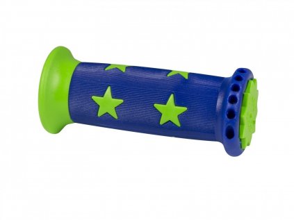 Rukojeti STAR gumové dětské 100mm modrá-zelená
