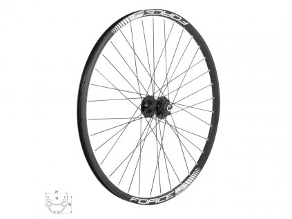 Zapletené kolo MTB 29" disc přední