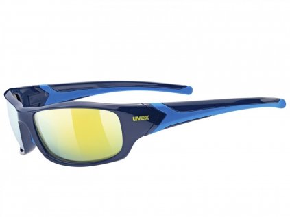 Brýle na kolo UVEX Sportstyle 211 blue-mirror yellow