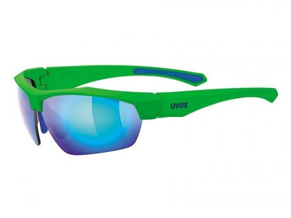 Brýle na kolo UVEX Sportstyle 216 zelená-modrá skla