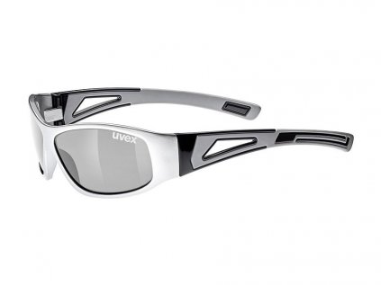Brýle na kolo UVEX Sportstyle 509 dětské bílá-stříbrná