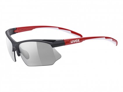 Brýle na kolo UVEX Sportstyle 802 Vario black-red-white