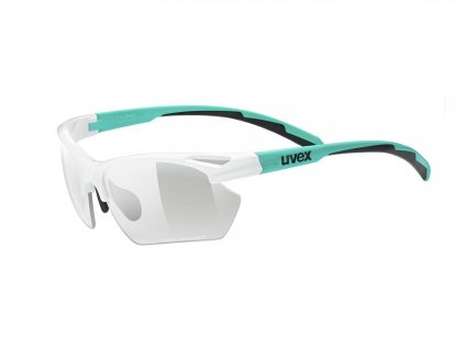 Brýle na kolo UVEX Sportstyle 802 Small Vario white-mint mat