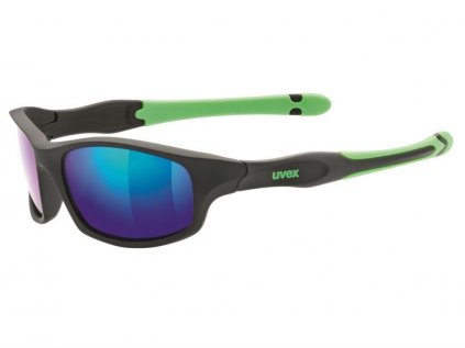 Brýle na kolo UVEX Sportstyle 507 dětské black mat-green