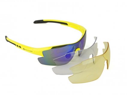 Brýle na kolo AUTHOR Vision LX žlutá-neonová