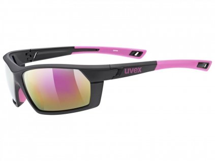 Brýle na kolo UVEX Sportstyle 225 black-pink mat