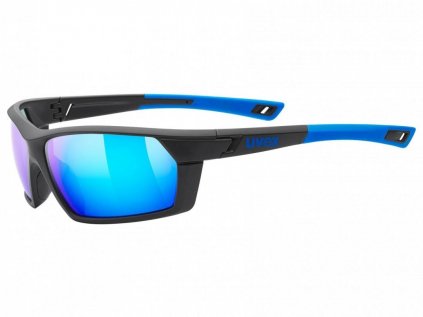 Brýle na kolo UVEX Sportstyle 225 black-blue mat