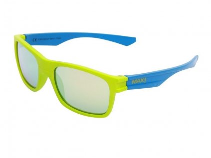 Brýle na kolo MAX1 Kids zelená-modrá