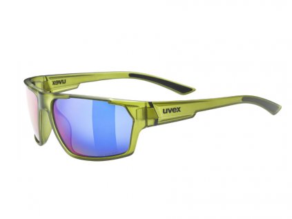 Brýle na kolo UVEX Sportstyle 233 P green mat